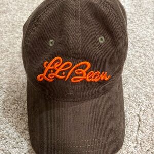 L.L. Bean Brown Corduroy Cap